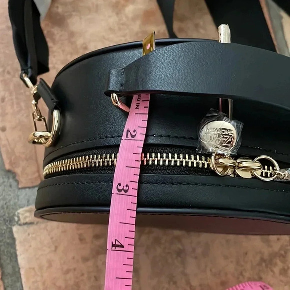 NEW ✨ ZAC POSEN Eartha Black Leather Round Top Handle Bag - Picture 13 of 13